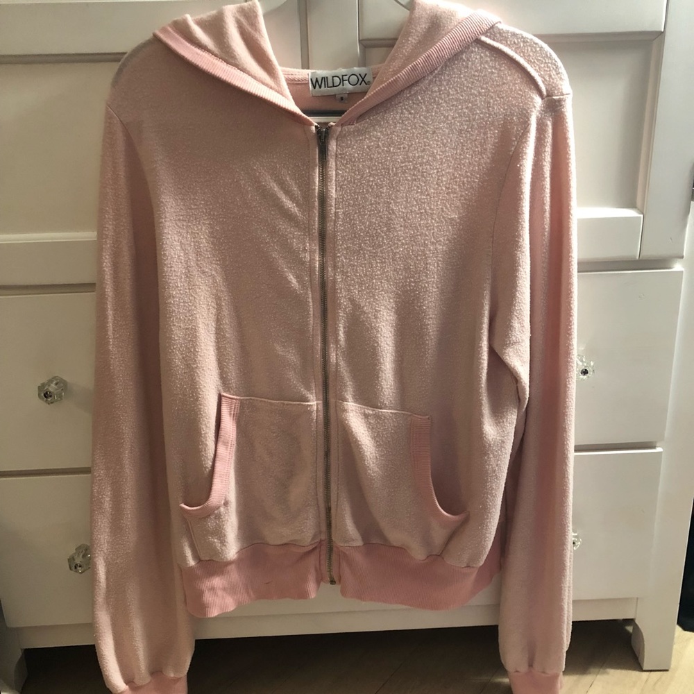 Wildfox zipped hoodie